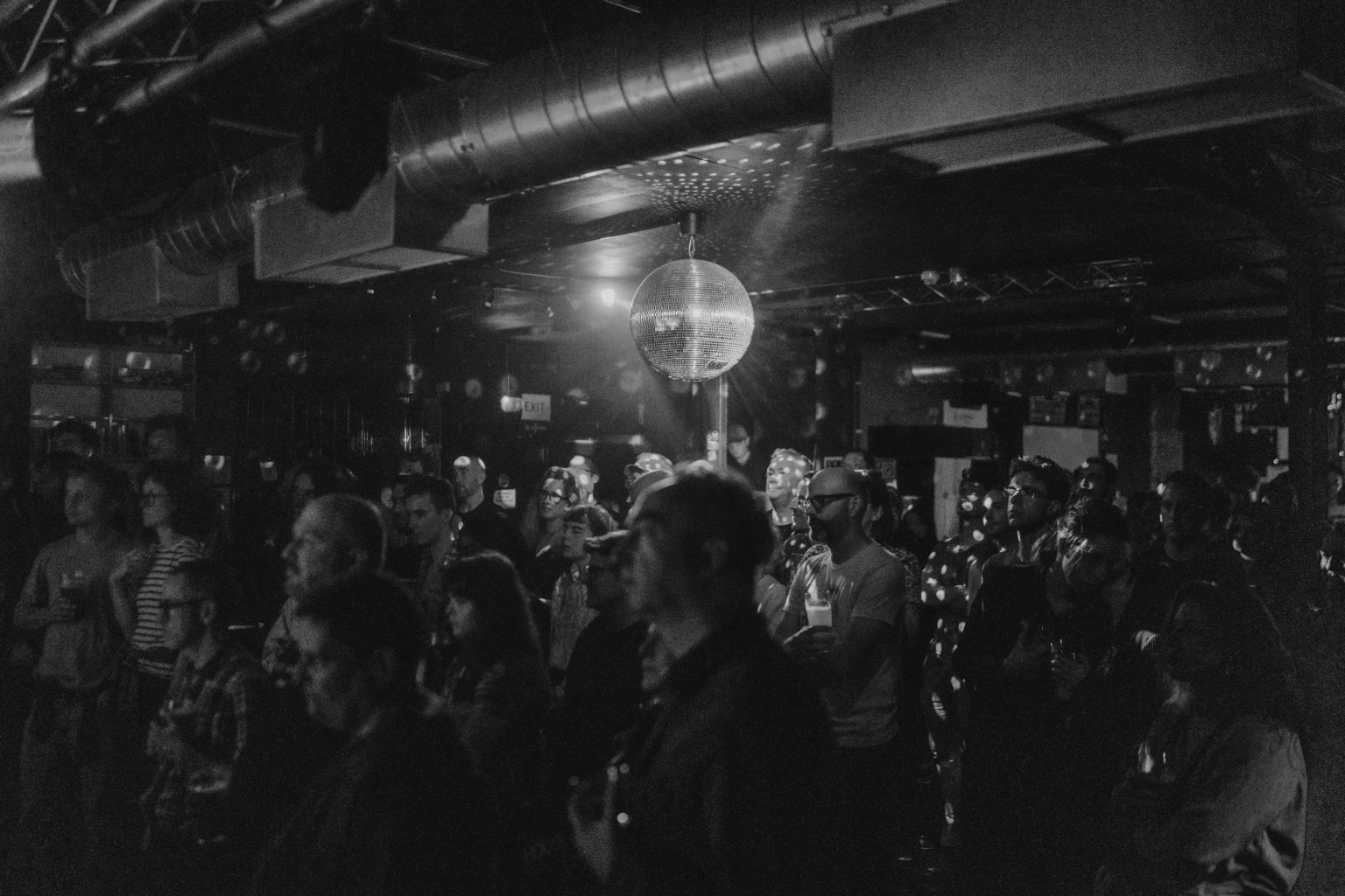 People at a Lubber Fiend live music event